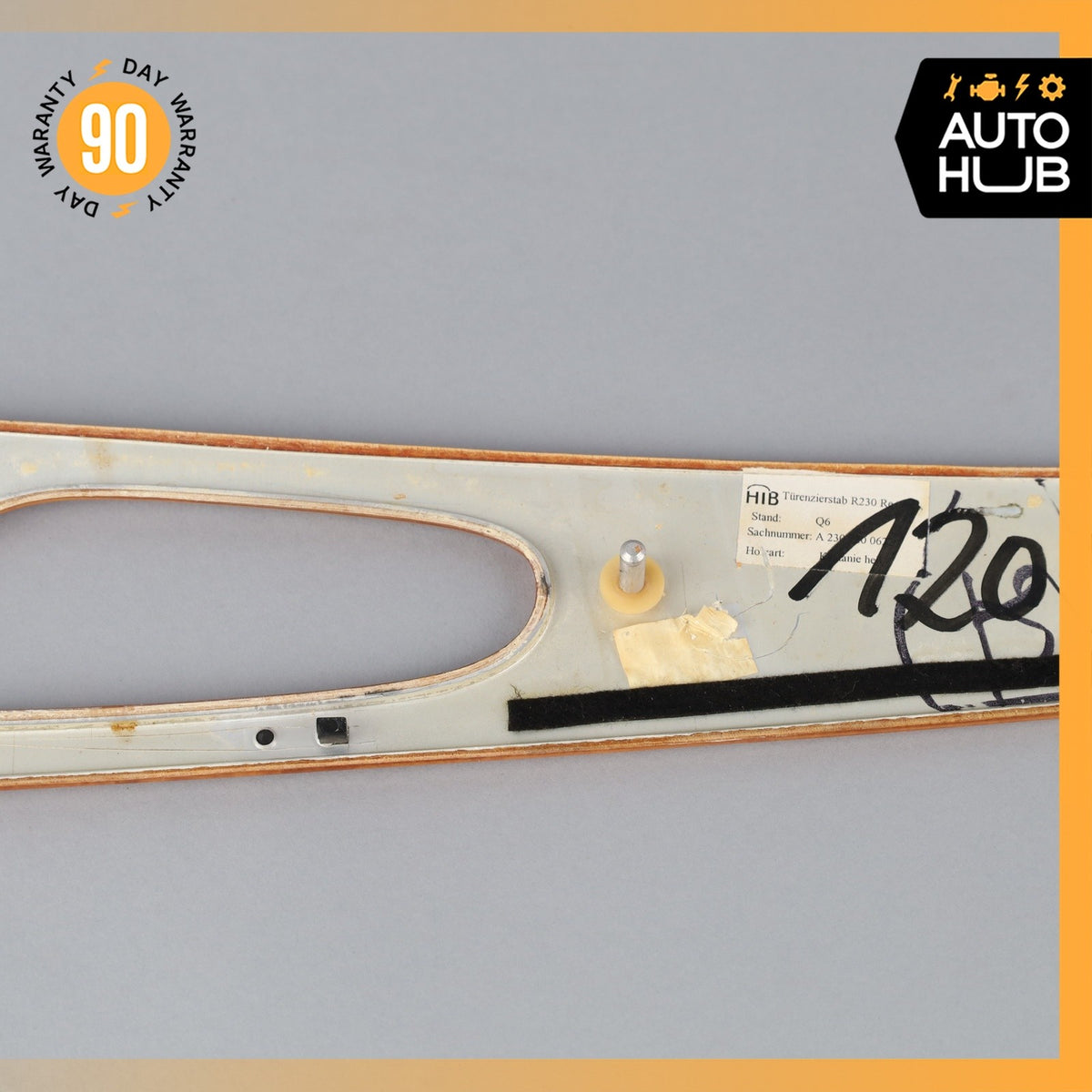 03-12 Mercedes R230 SL500 SL55 AMG Door Panel Trim Right Side Wood OEM - photo 9