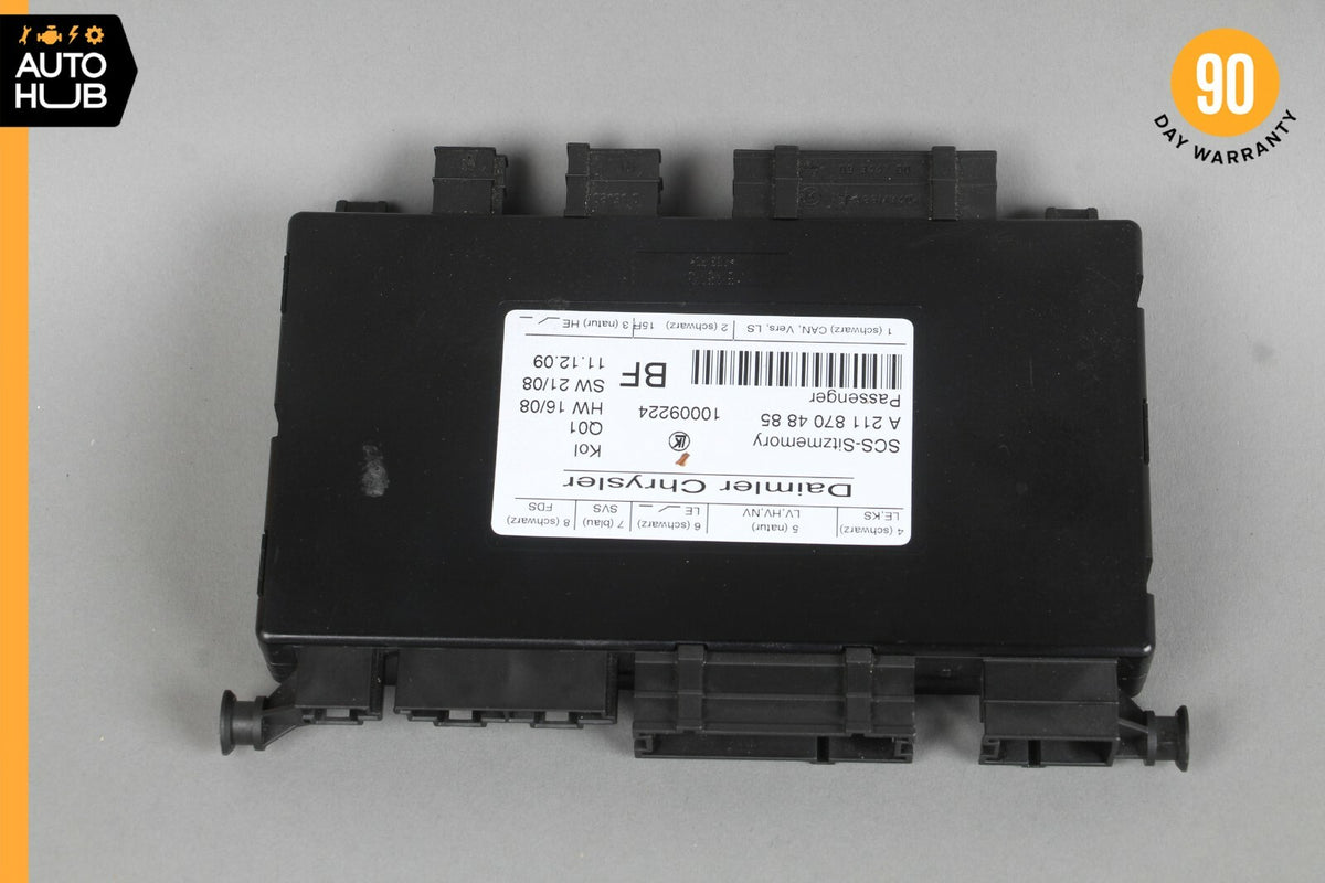 03-11 Mercedes R171 SLK300 CLS550 ML350 Front Right Seat Control Module OEM 50k - photo 6