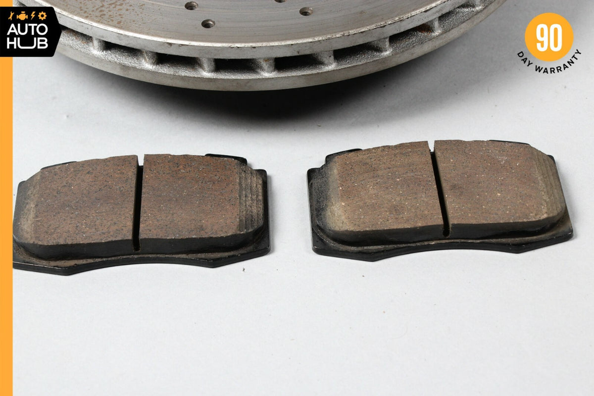 03-06 Mercedes R230 SL500 Front Brake Rotor Disc Set of 2 With Pads OEM - photo 8