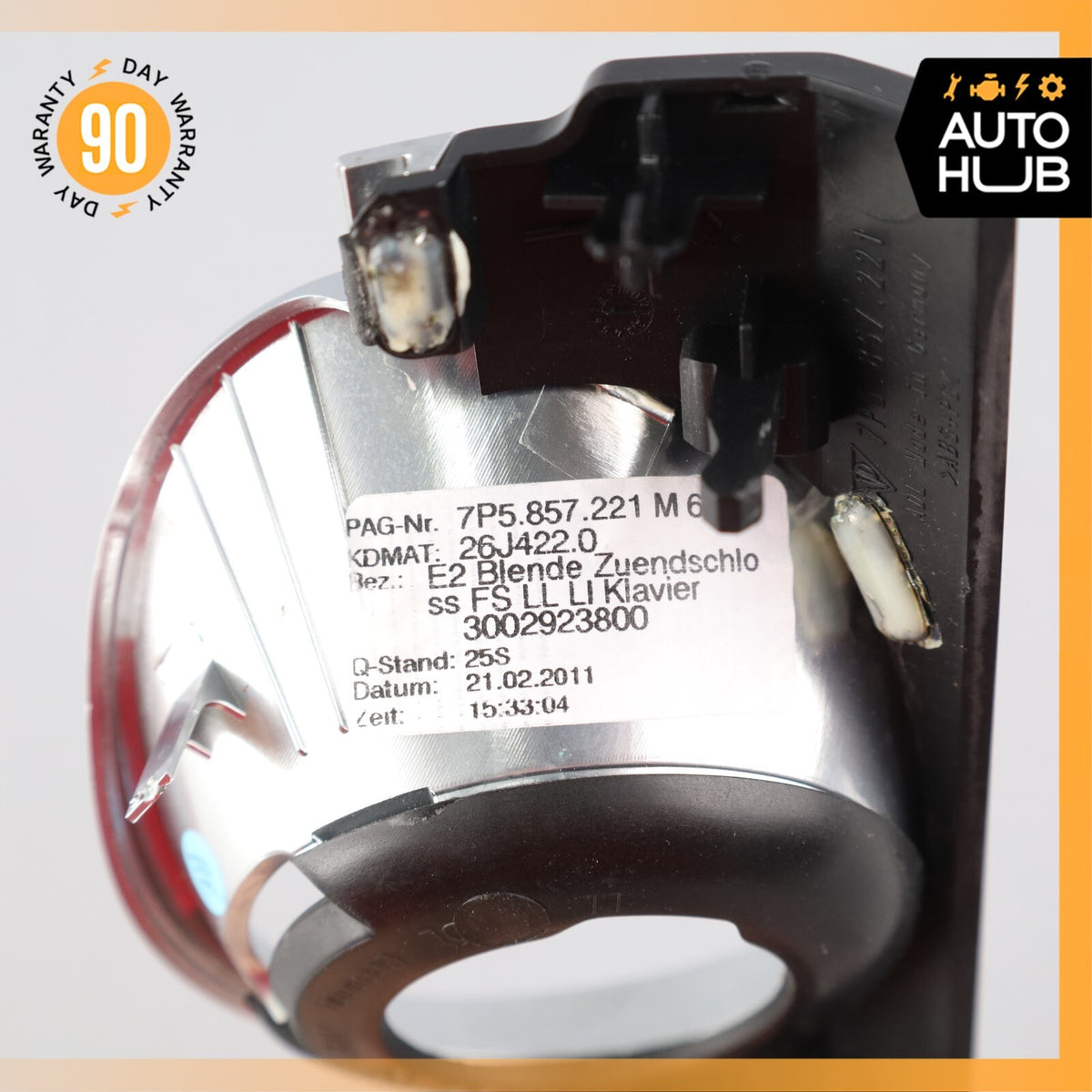 11-18 Porsche Cayenne 958 Dashboard Ignition Switch Cover Trim OEM - photo 7