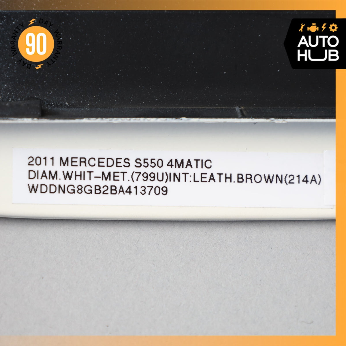 07-13 Mercedes W221 S550 S63 AMG S400 Fuel Door Lid Gas Tank Cover OEM - photo 12
