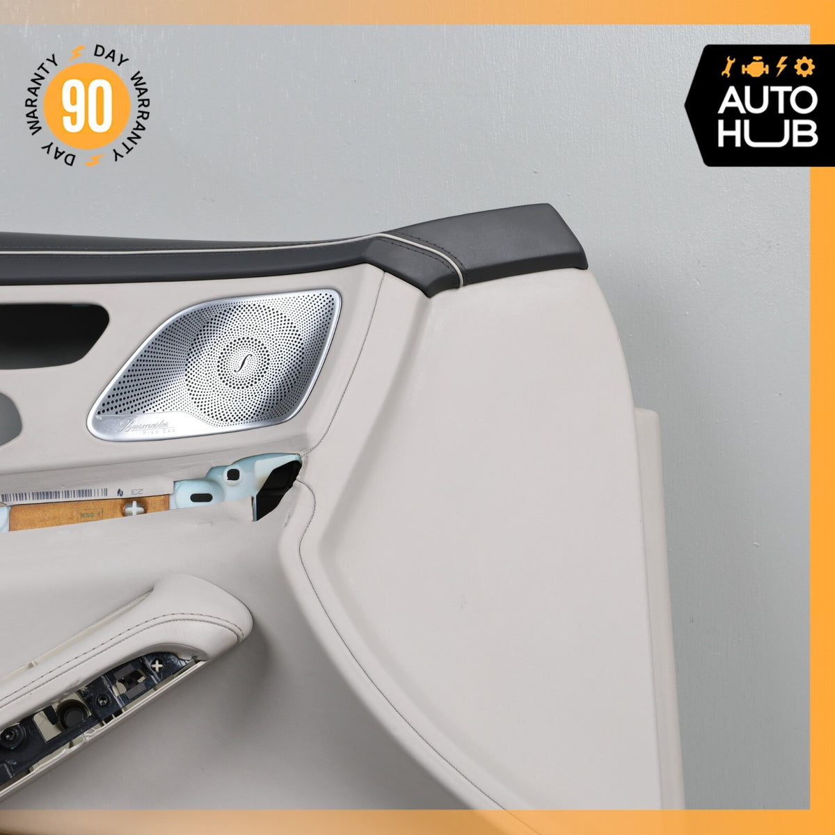15-17 Mercedes W222 S600 S65 AMG Front Left Side Door Panel Designo White OEM - photo 8