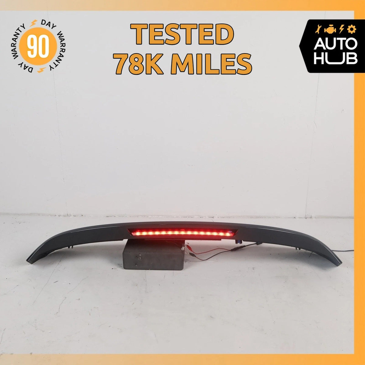 20-22 Mercedes X253 GLC300 GLC63 AMG Trunk Lid Molding Trim Spoiler Wing OEM 78k - photo 1