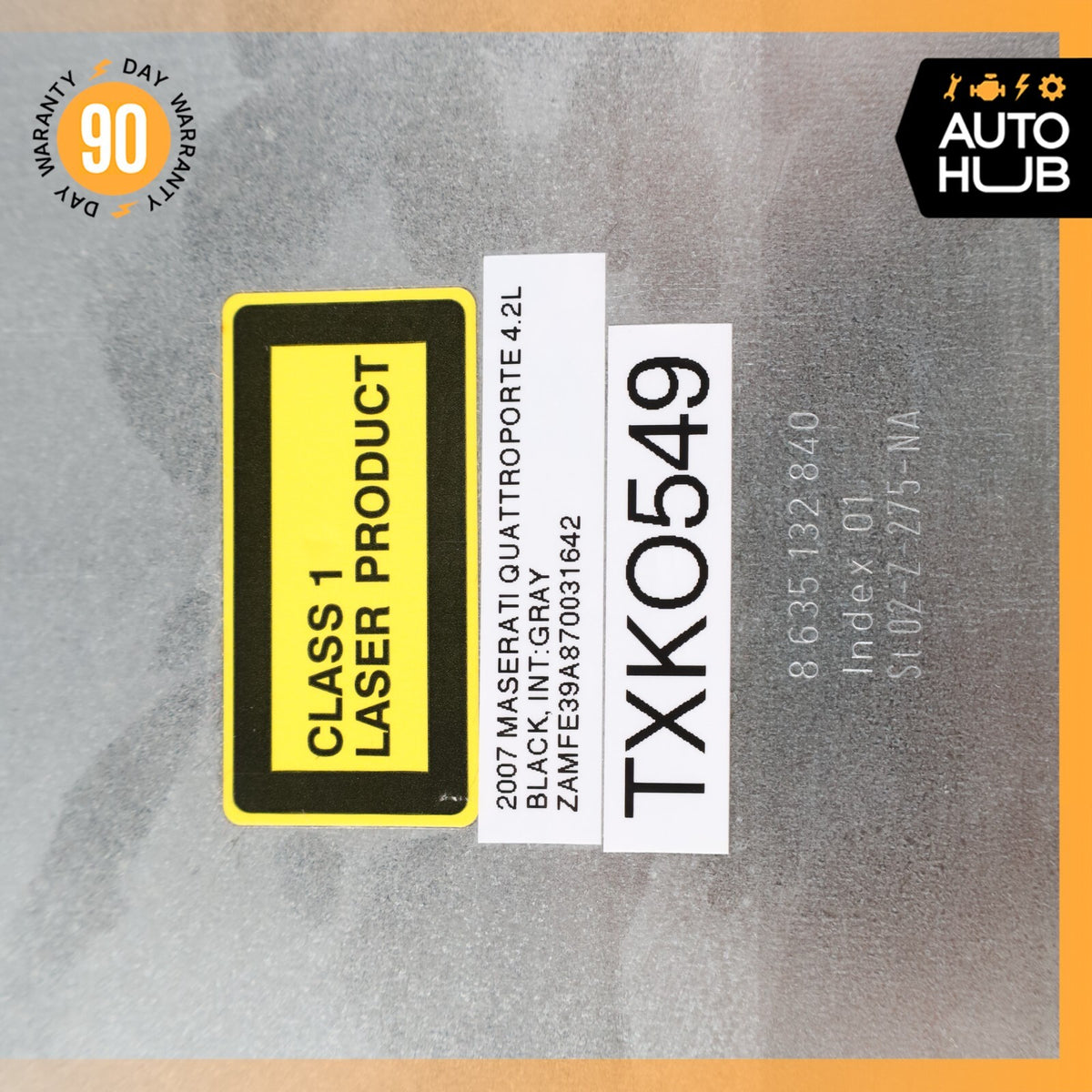 02-08 Maserati Quattroporte M139 Coupe M138 CD Changer 5 Disk Player OEM - photo 8