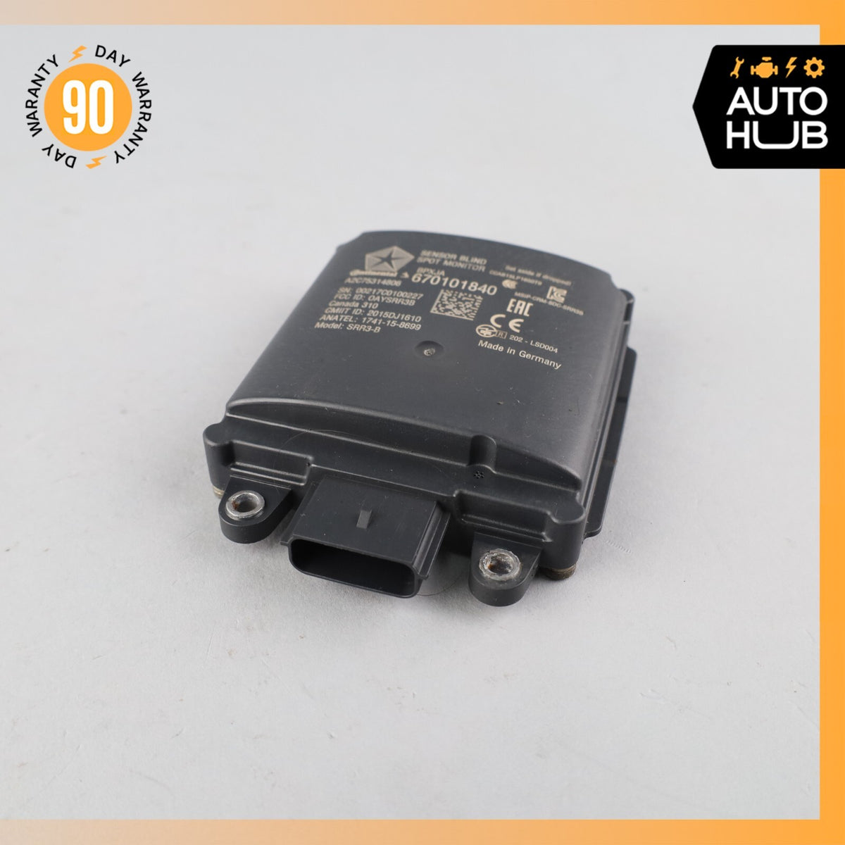 2018 Maserati Levante M161 Rear Left or Right Blind Spot Radar Sensor Module OEM - photo 2