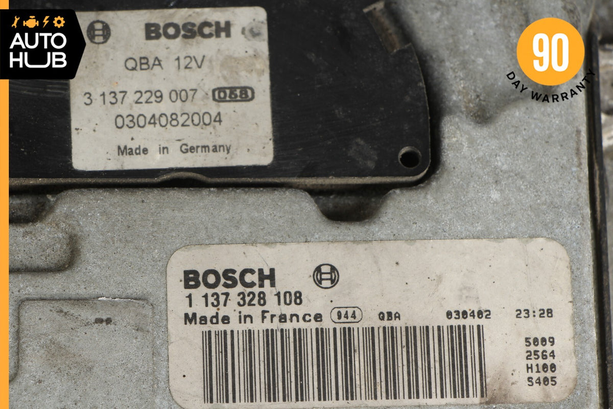 03-12 Mercedes R230 SL500 E350 Engine Cooling Fan Motor Radiator BOSCH OEM - photo 11