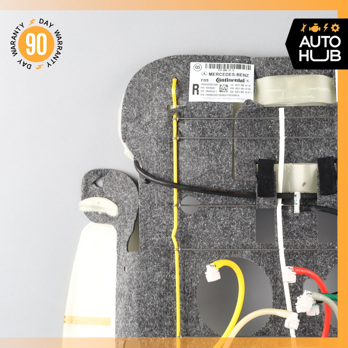 10-13 Mercedes W221 S63 S400 S550 Front Right Top Upper Seat Bladder Bolster OEM - photo 7