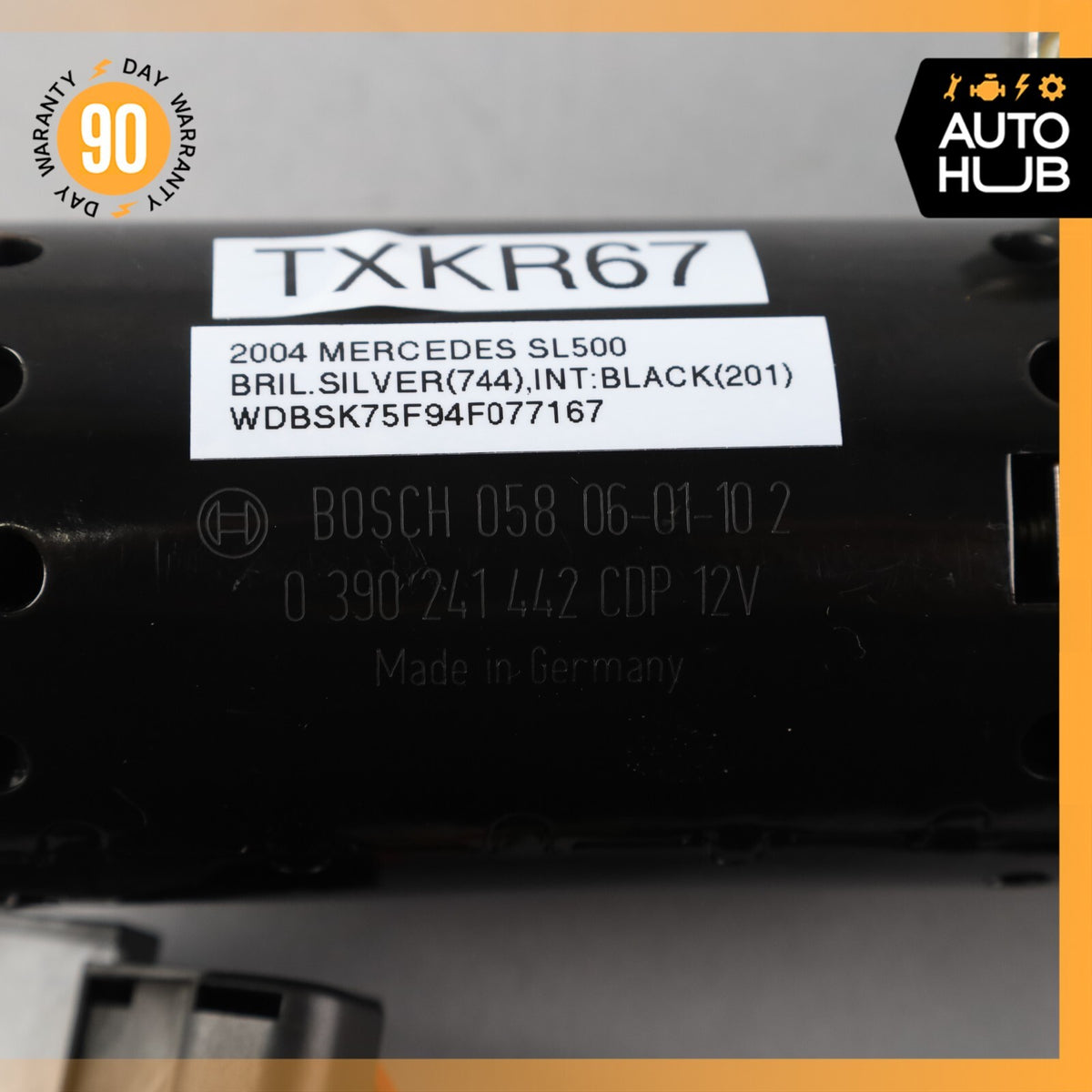 03-12 Mercedes R230 SL500 SL550 SL600 SL55 AMG Windshield Wiper Motor OEM - photo 10