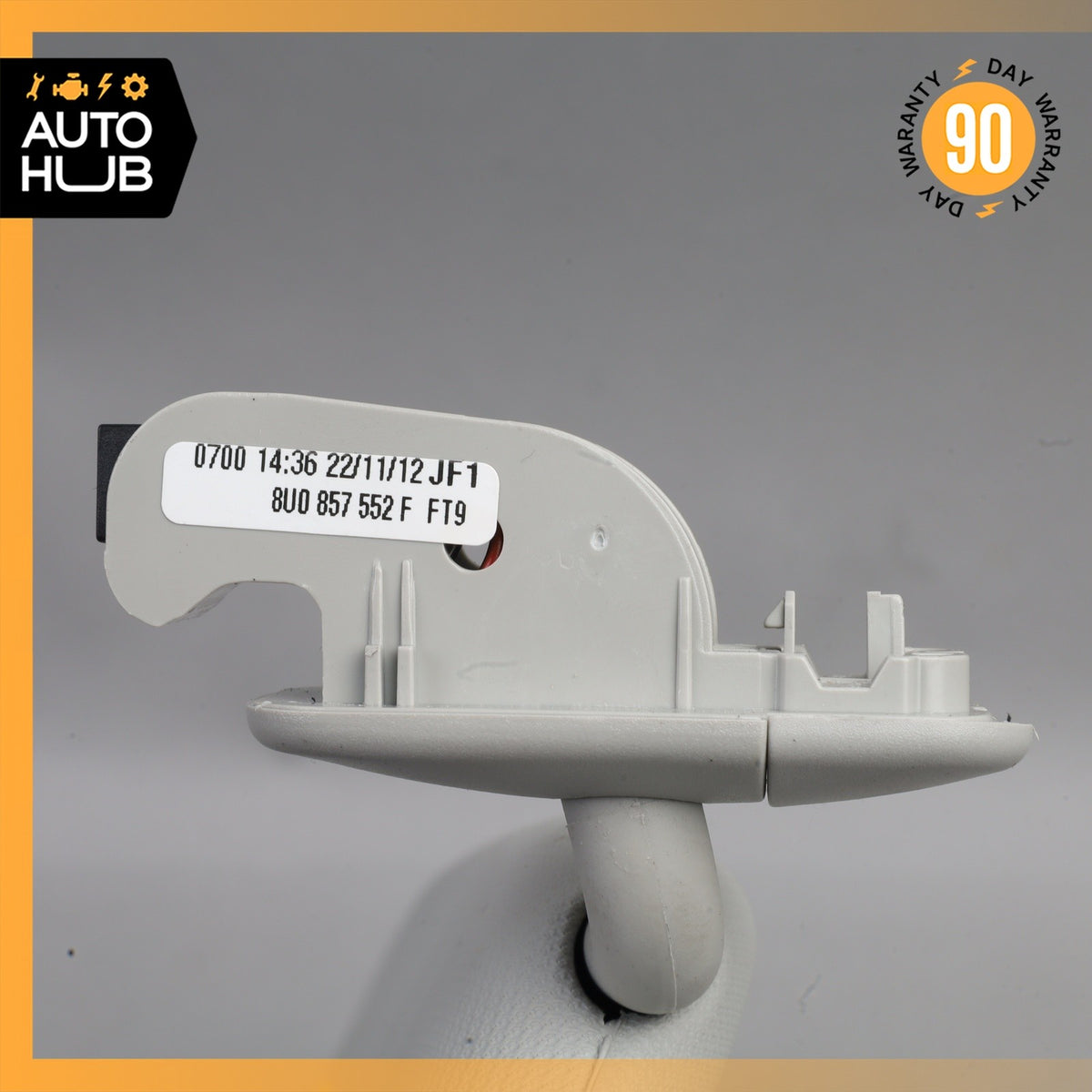09-17 Audi 8R Q5 SQ5 Right Side Sunvisor Sun Visor Gray OEM - photo 9