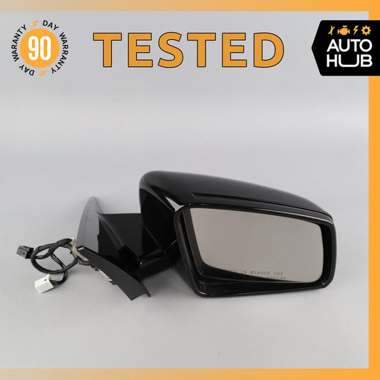 10-17 Mercedes W207 E550 E350 Right Side Rear View Door Mirror Black OEM - photo 1