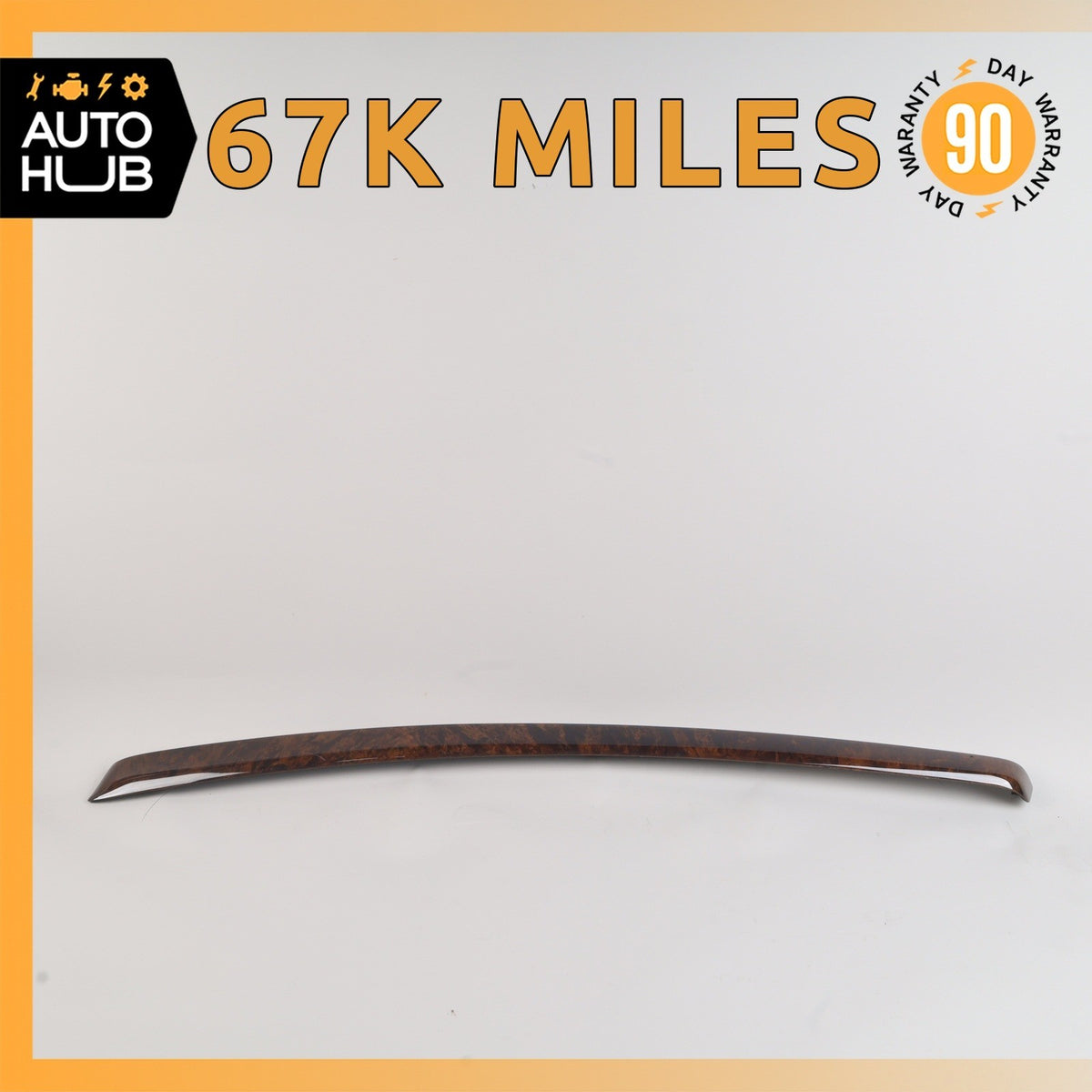 BMW E90 328i 335i Sedan Front Right Passenger Door Panel Trim Wood OEM - photo 1