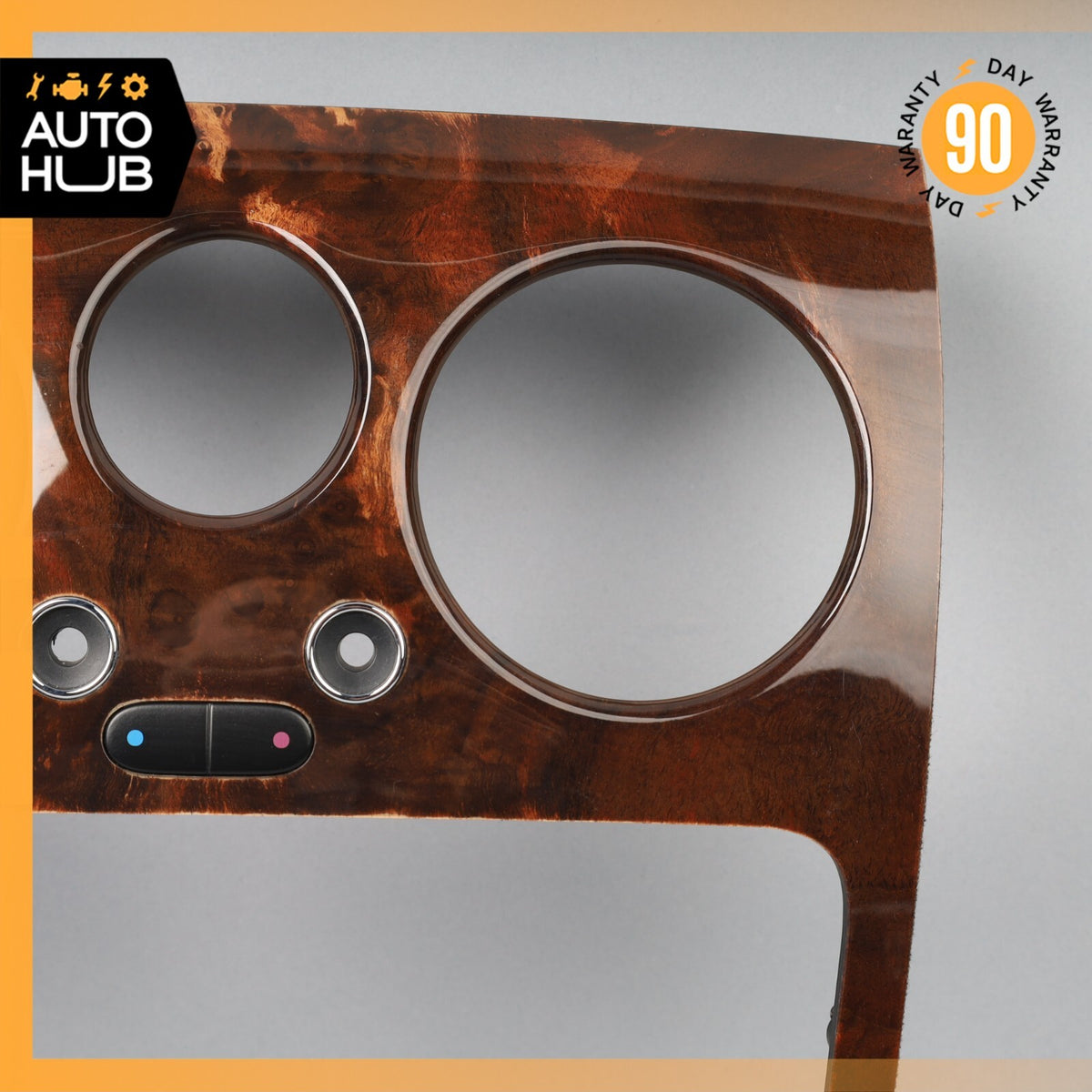 Bentley Continental Flying Spur Center Dashboard Instrument Panel Wood OEM 80k - photo 3