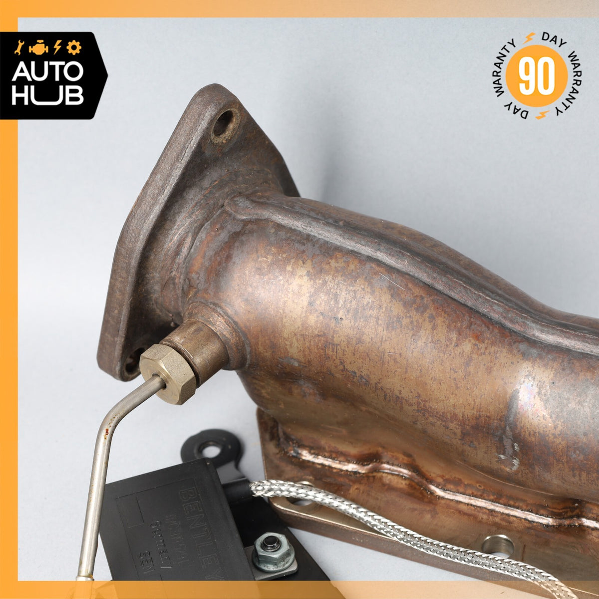 03-13 Bentley Continental Flying Spur 6.0L Exhaust Manifold w/Sensor Set OEM 80k - photo 3