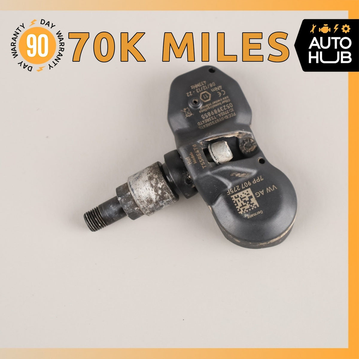 Porsche Cayenne 958 Tire Pressure Monitoring System TPMS Sensor OEM - photo 1