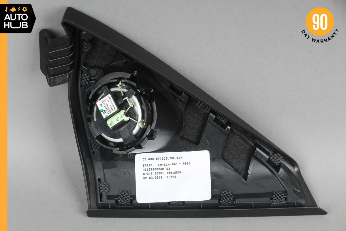 10-16 Mercedes W212 E400 Front Left Side Door Panel Tweeter Speaker Cover OEM - photo 6