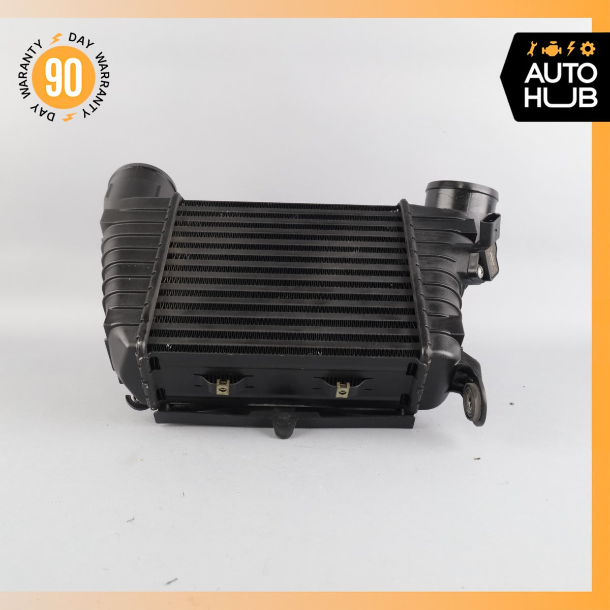 Bentley Continental GT 6.0L Right Turbo Intercooler Radiator w/ Air Duct OEM - photo 8