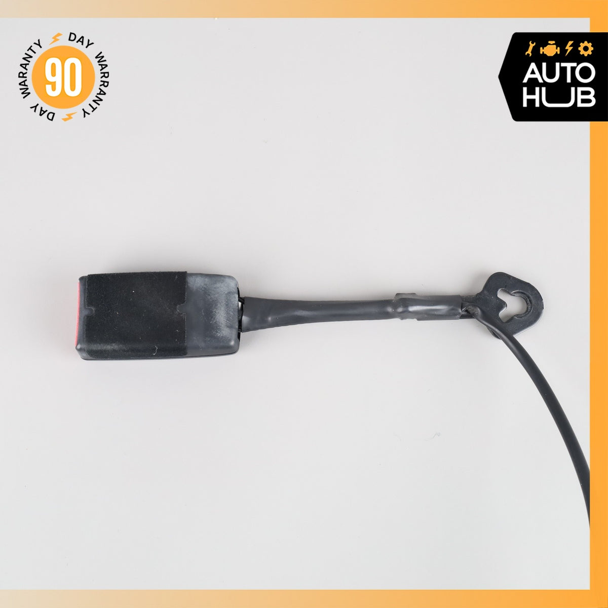 11-18 Porsche Cayenne 958 Front Right Side Seat Belt Buckle Black OEM - photo 6