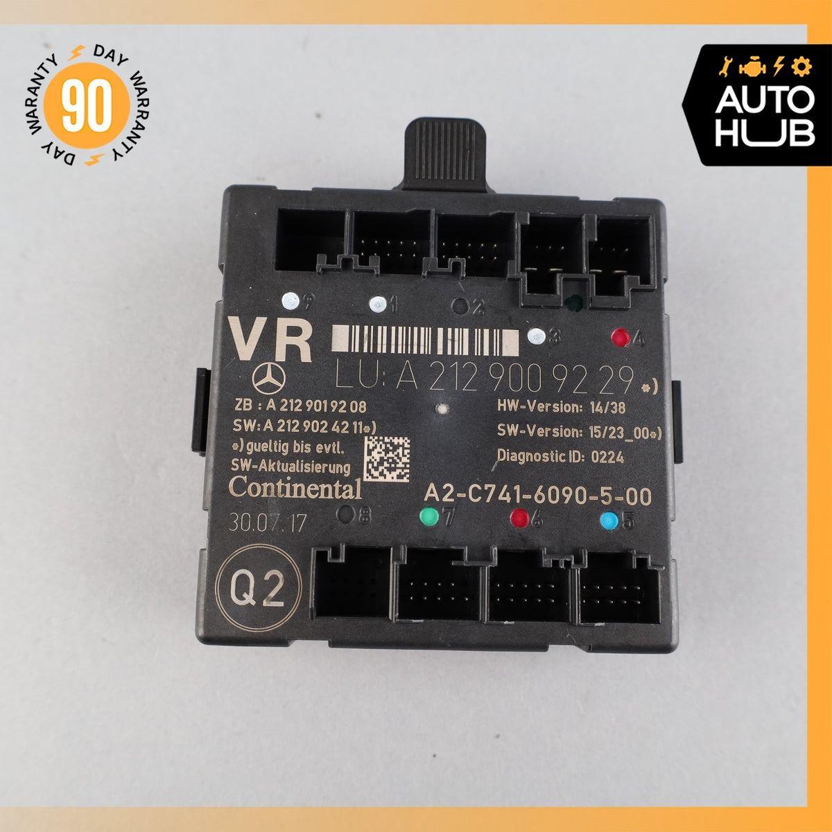 08-18 Mercedes R172 SLC300 C300 E400 Front Right Side Door Control Module OEM - photo 7