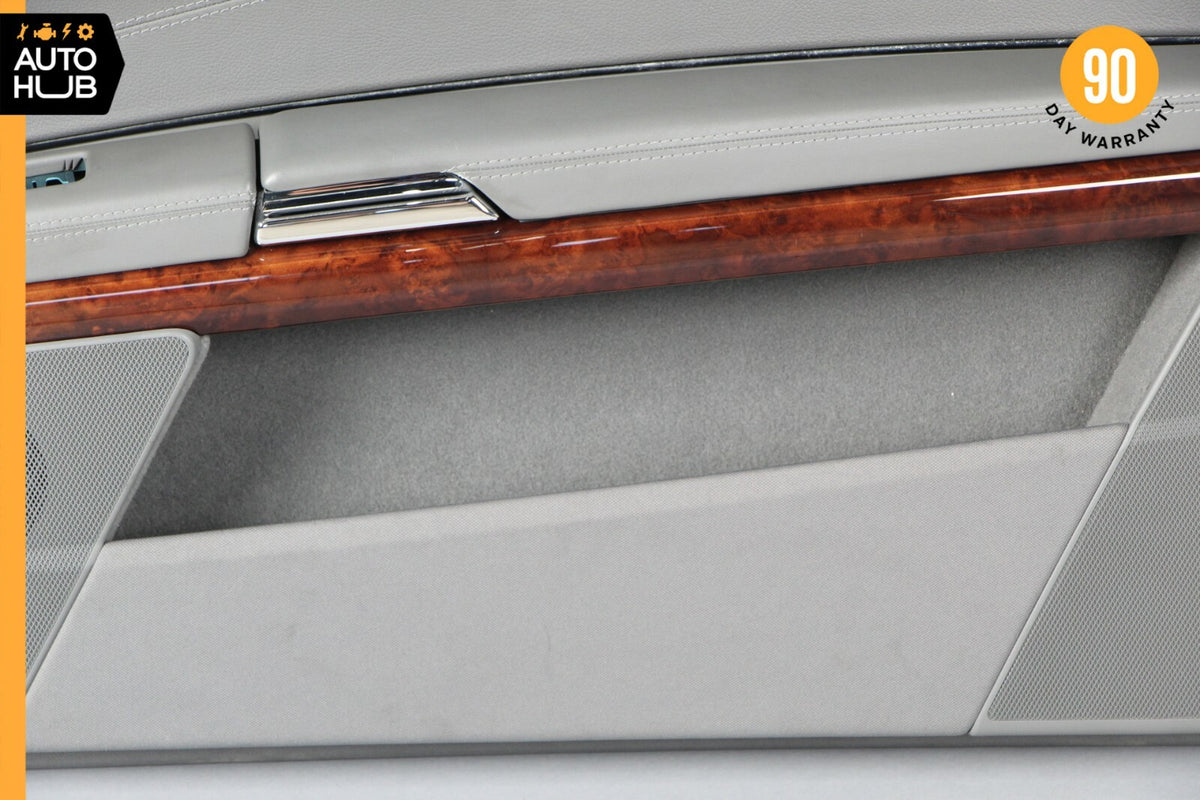 07-10 Mercedes W216 CL550 Front Right Passenger Interior Door Panel Gray OEM - photo 3