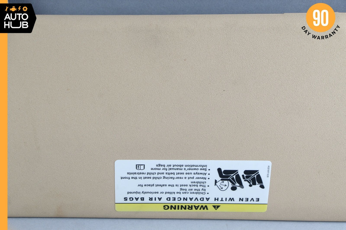 06-12 Mercedes X164 GL450 ML450 Sun Visor Sunvisor Front Right Side Beige OEM - photo 8
