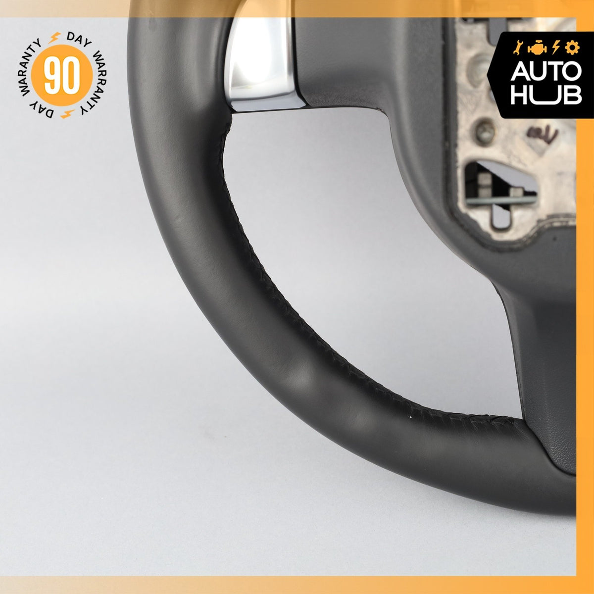 11-16 Porsche Cayenne 958 Steering Wheel w/ Paddle Shifters Black OEM 78k - photo 17