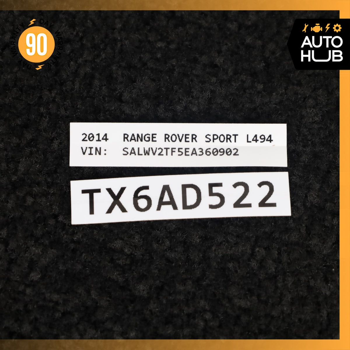 14-22 Range Rover Sport L494 Front & Rear Carpet Floor Mat Set CPLA130A22DC OEM - photo 21