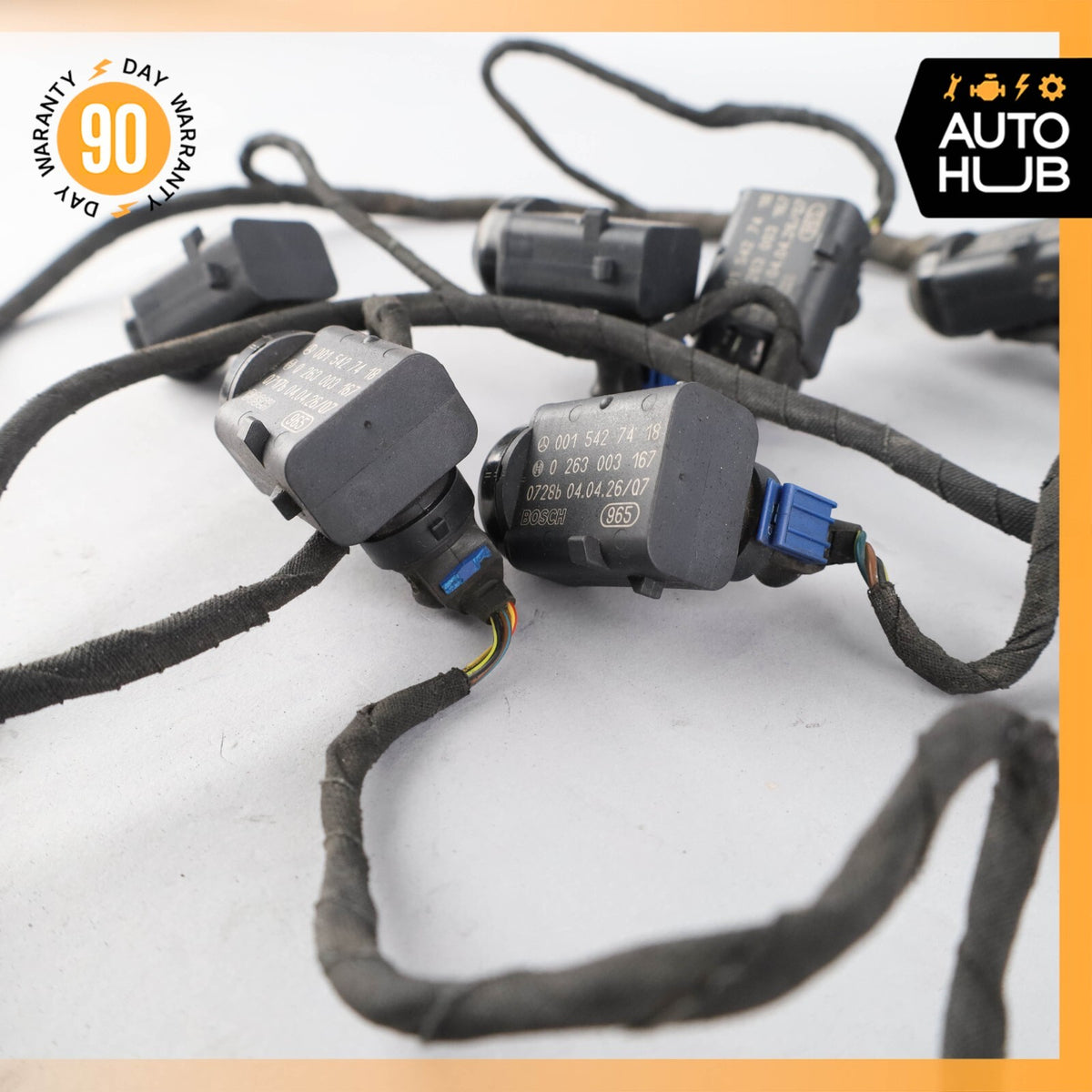 00-09 Mercedes W215 CL55 AMG S430 Front Bumper Parking Wire Harness OEM - photo 6