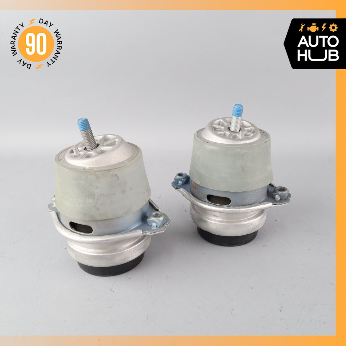 Porsche Cayenne 955 S Turbo Engine Motor Left & Right Support Mount Set OEM NEW - photo 1