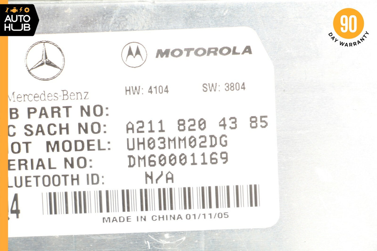 03-11 Mercedes R230 SL500 E500 Motorola Bluetooth Communication Module OEM 60k - photo 7