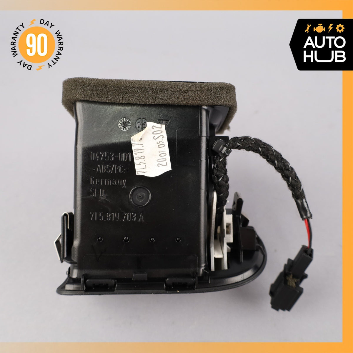 Porsche Cayenne 955 Left Driver Side Dashboard A/C AC Air Vent 7L5819703A OEM - photo 7
