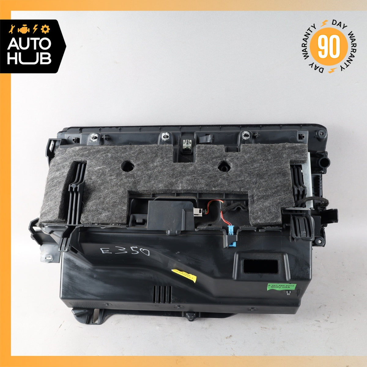 14-17 Mercedes W207 E350 E400 E550 Dashboard Glove Box Compartment Black OEM - photo 13