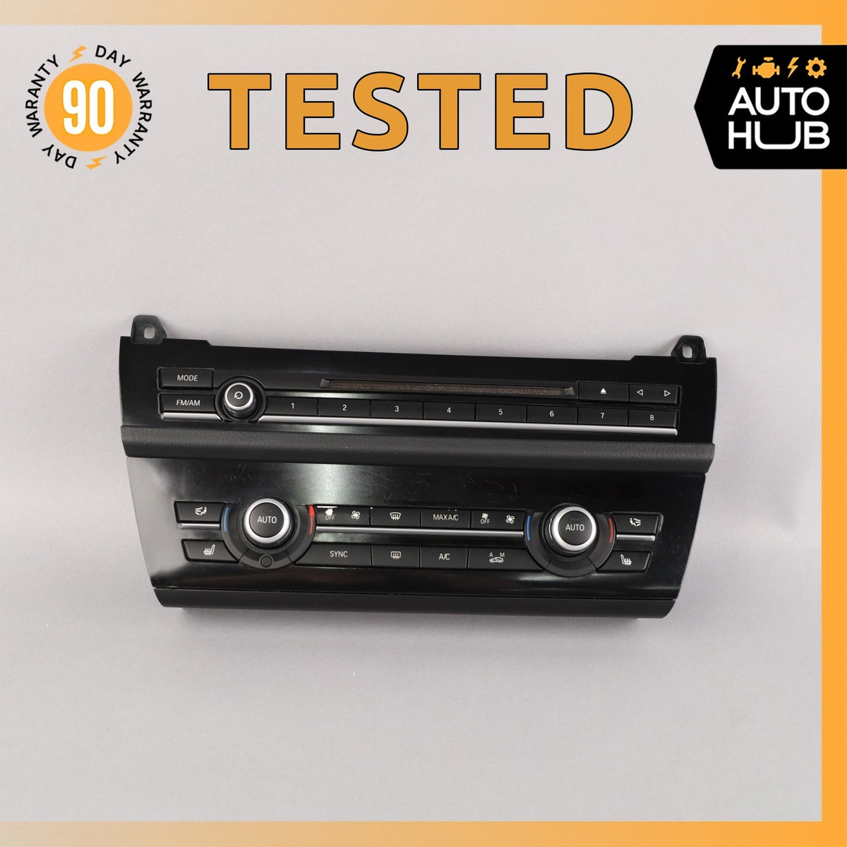 BMW F10 528i 550i 535i AC A/C Automatic Heater Climate Control Switch OEM - photo 1