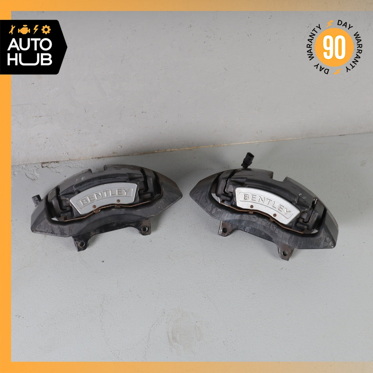 03-13 Bentley Continental GTC GT Front Brake Calipers Left and Right Set OEM 40k - photo 2