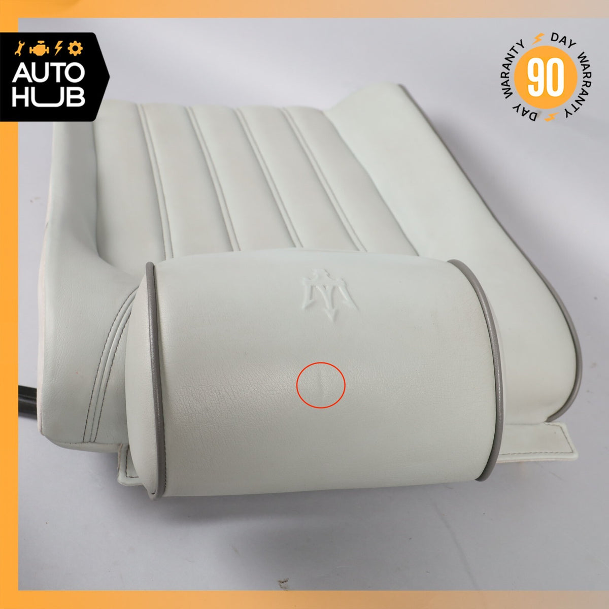 03-08 Maserati Quattroporte M139 Rear Left Recline Seat Cushion Top Upper OEM - photo 9