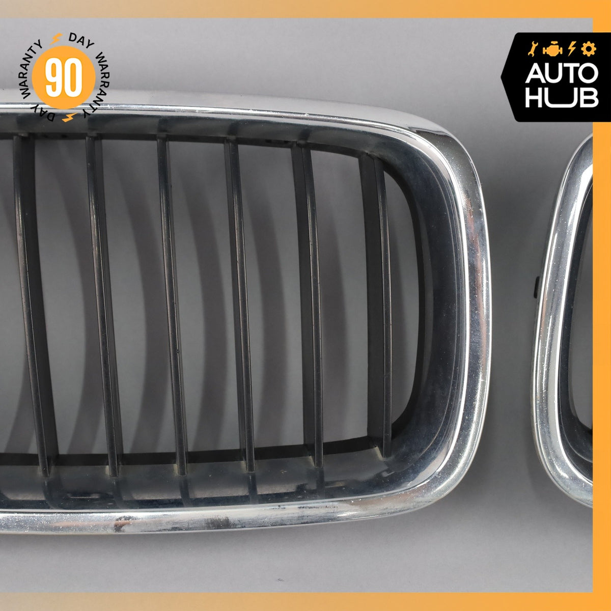 12-18 BMW F30 320i 335i Right & Left Side Radiator Hood Grill Grille OEM - photo 3
