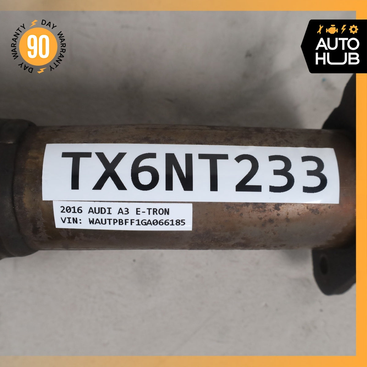 16-18 Audi 8V A3 E-Tron 1.4L Engine Exhaust Downpipe 5Q0131690F OEM - photo 11