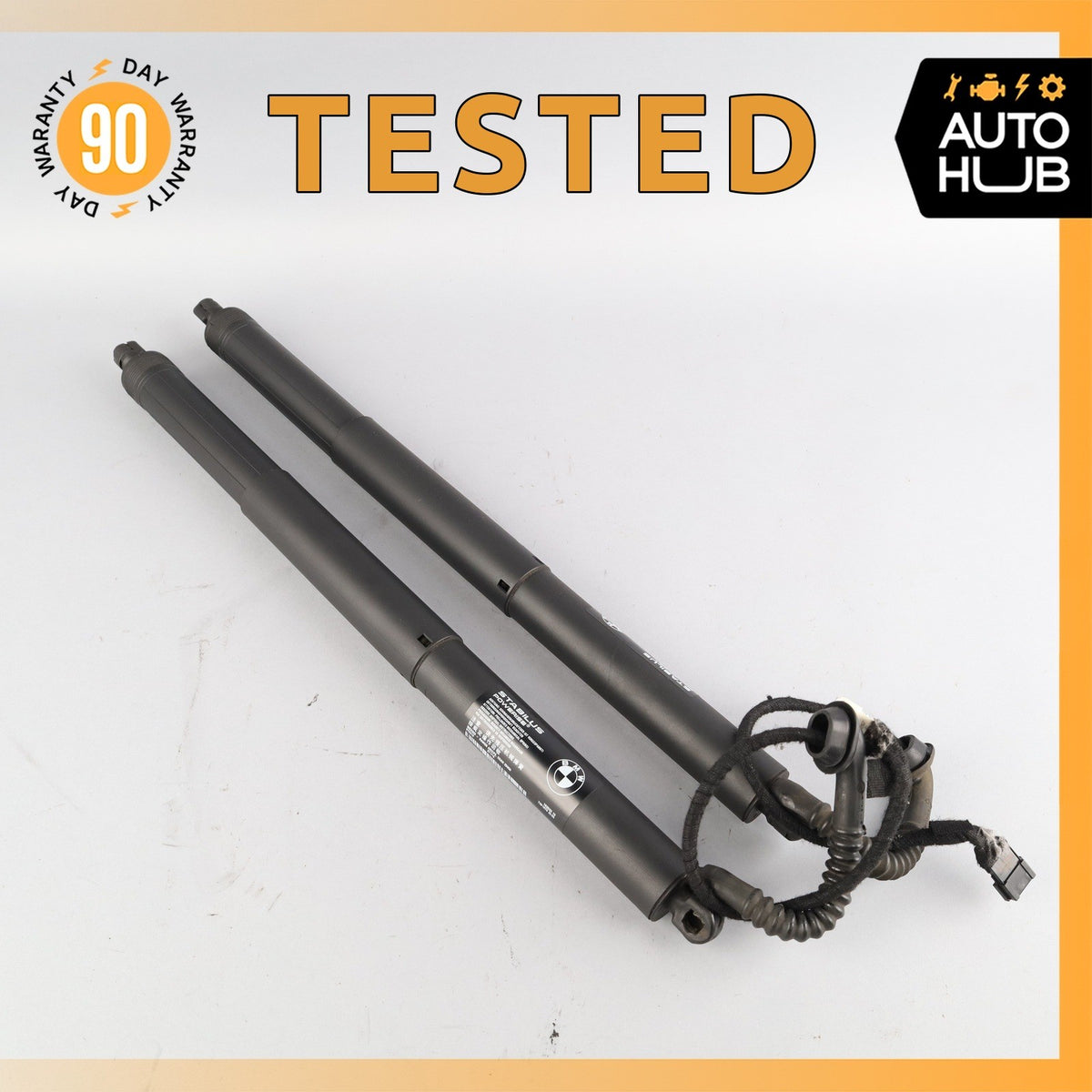 14-18 BMW F15 X5 Trunk Lid Tailgate Electric Cylinder Strut Set OEM - photo 1
