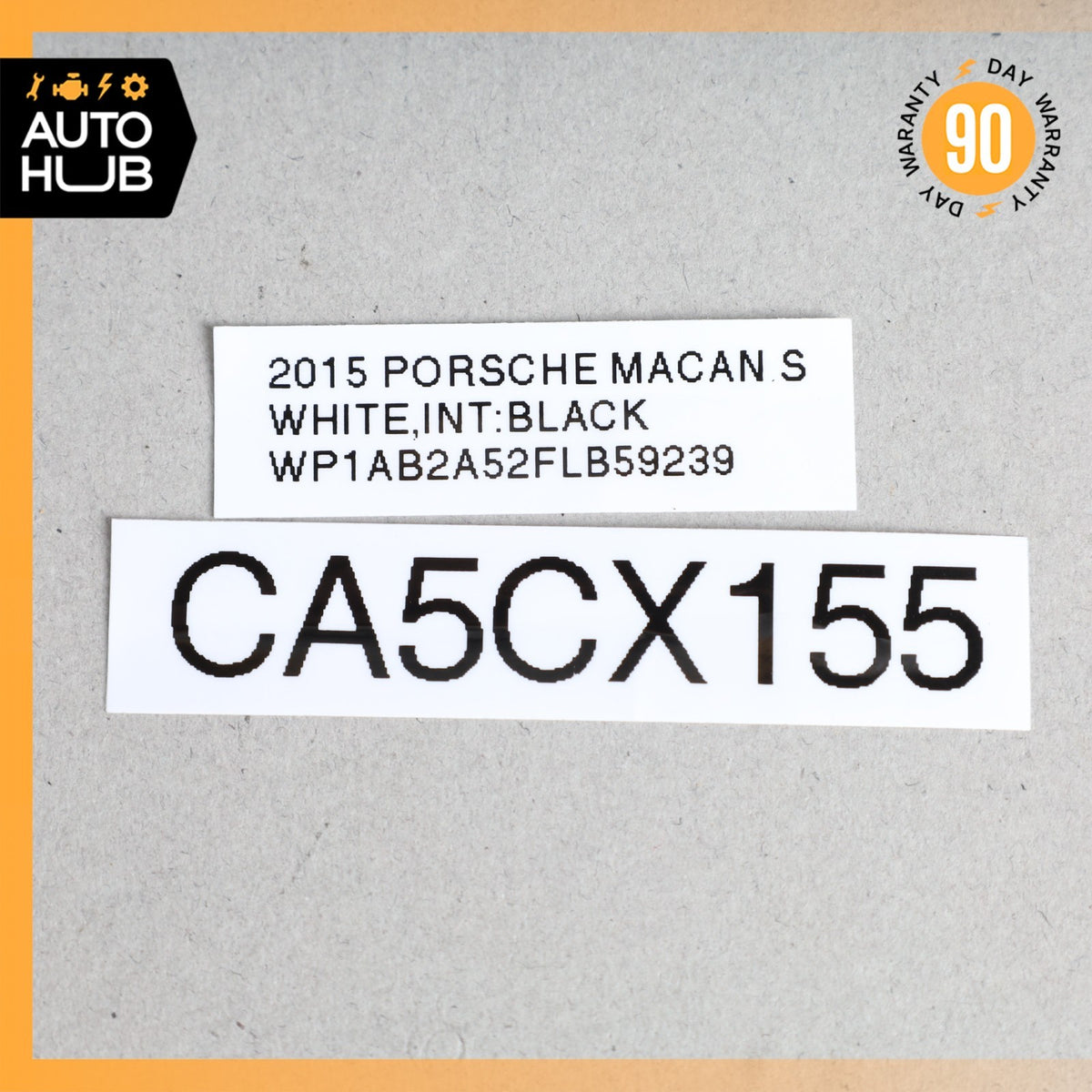 15-18 Porsche Macan 95B Dash Dashboard Speaker Cover Grille Grill 95B858189C OEM - photo 16