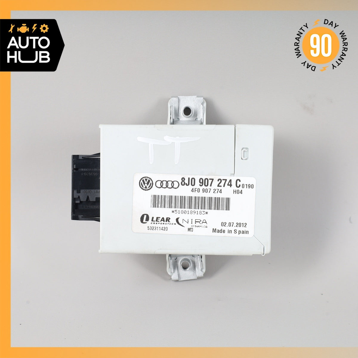 Audi 8J TT TPMS Tire Pressure Monitor Sensor Module 8J0907274C OEM - photo 5