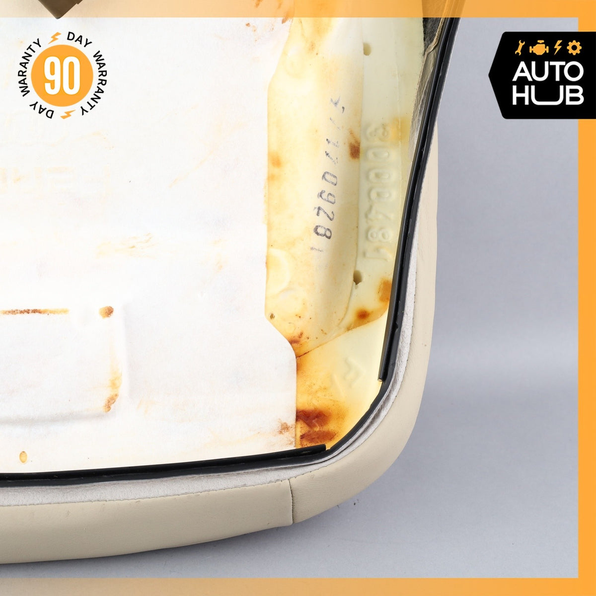 Audi 4M Q7 Front Right Passenger Side Lower Bottom Seat Cushion Beige OEM 87k - photo 14