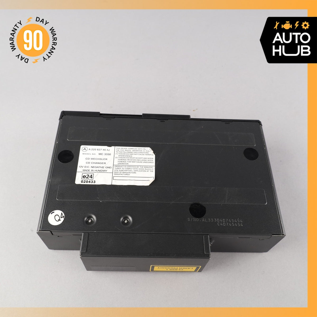 03-08 Mercedes R230 SL500 S430 CLK500 S430 CD Changer 6 Disk Player MC3330 OEM - photo 12