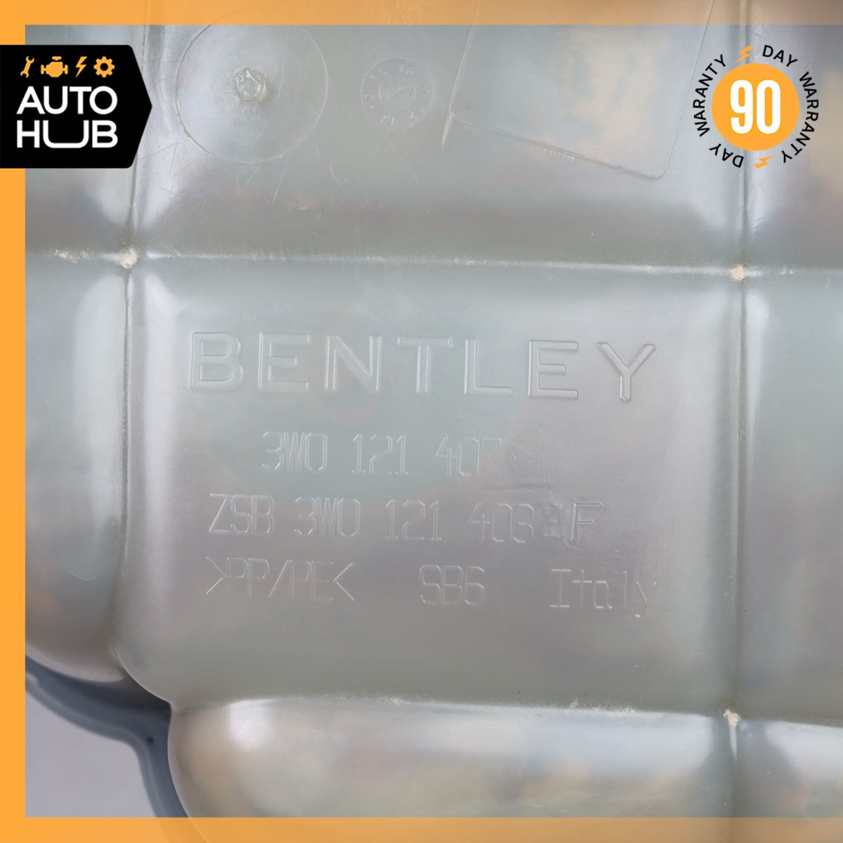 03-18 Bentley Flying Spur Coolant Reservoir Overflow Expansion Tank OEM - photo 12