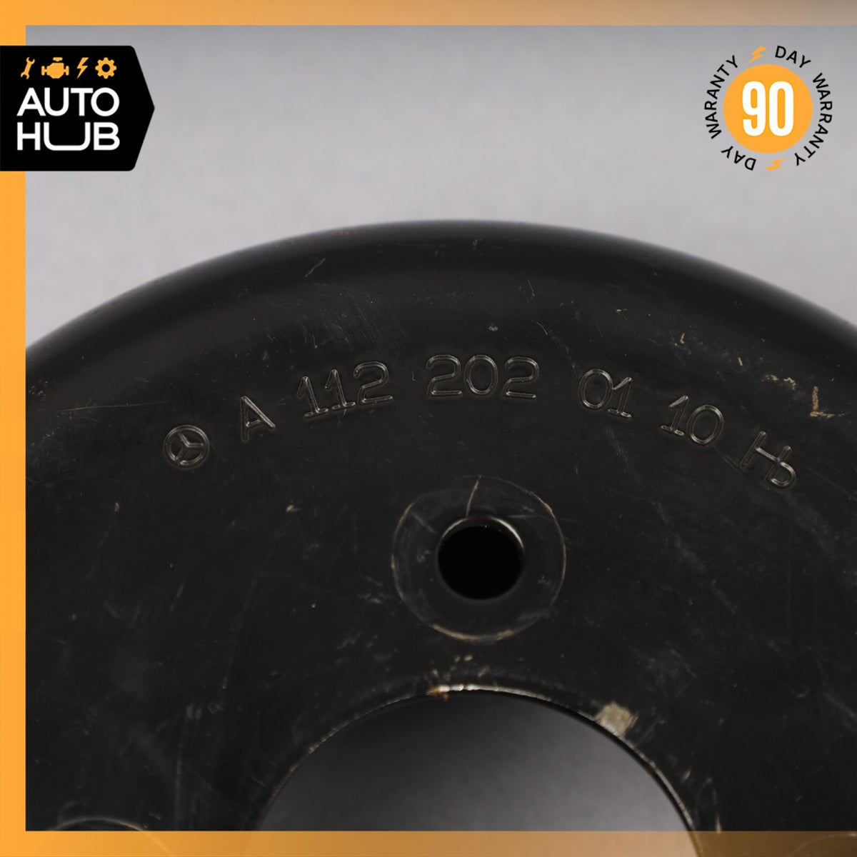 03-08 Mercedes W211 E55 SL55 AMG Engine Water Pump Pulley 1122020110 OEM - photo 11