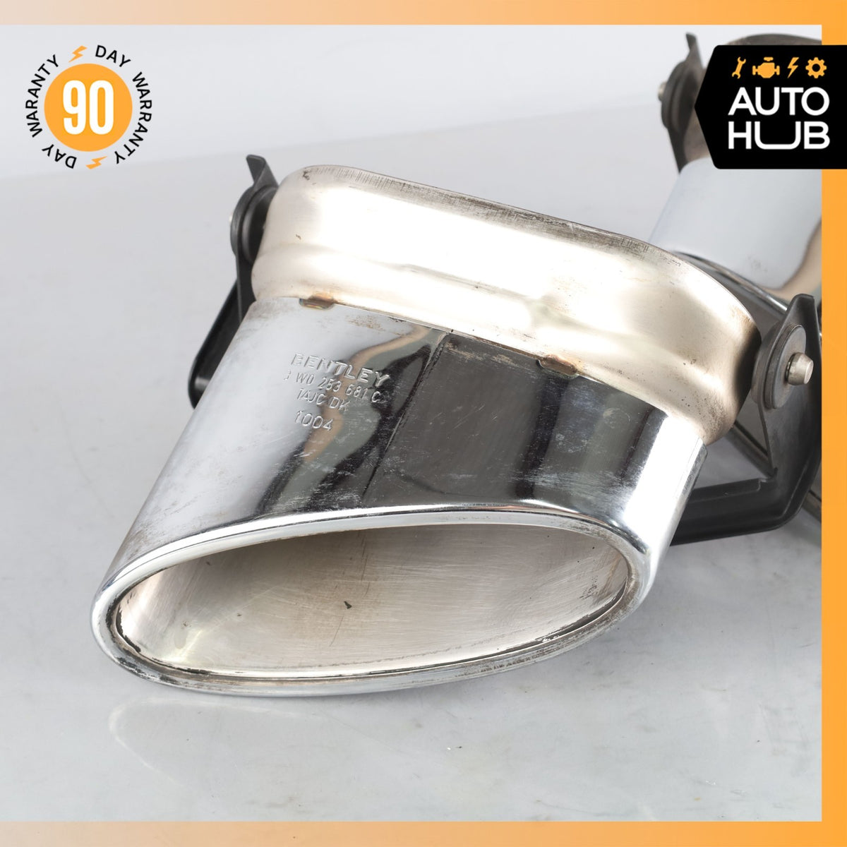Bentley Continental GTC GT Exhaust Muffler Tips Left and Right Set OEM - photo 3