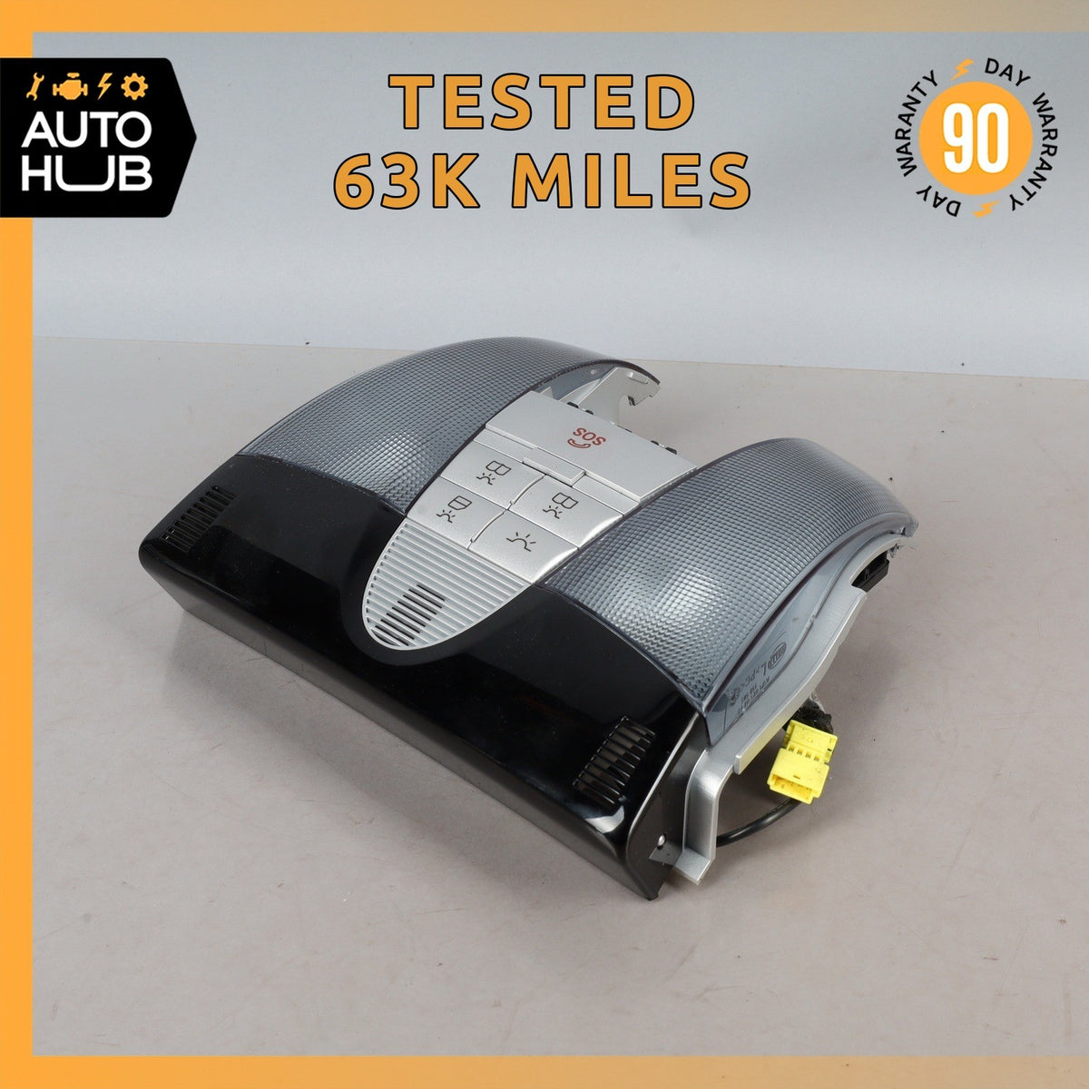 05-11 Mercedes R171 SLK280 SLK350 Overhead Reading Dome Light Lamp Silver OEM - photo 1