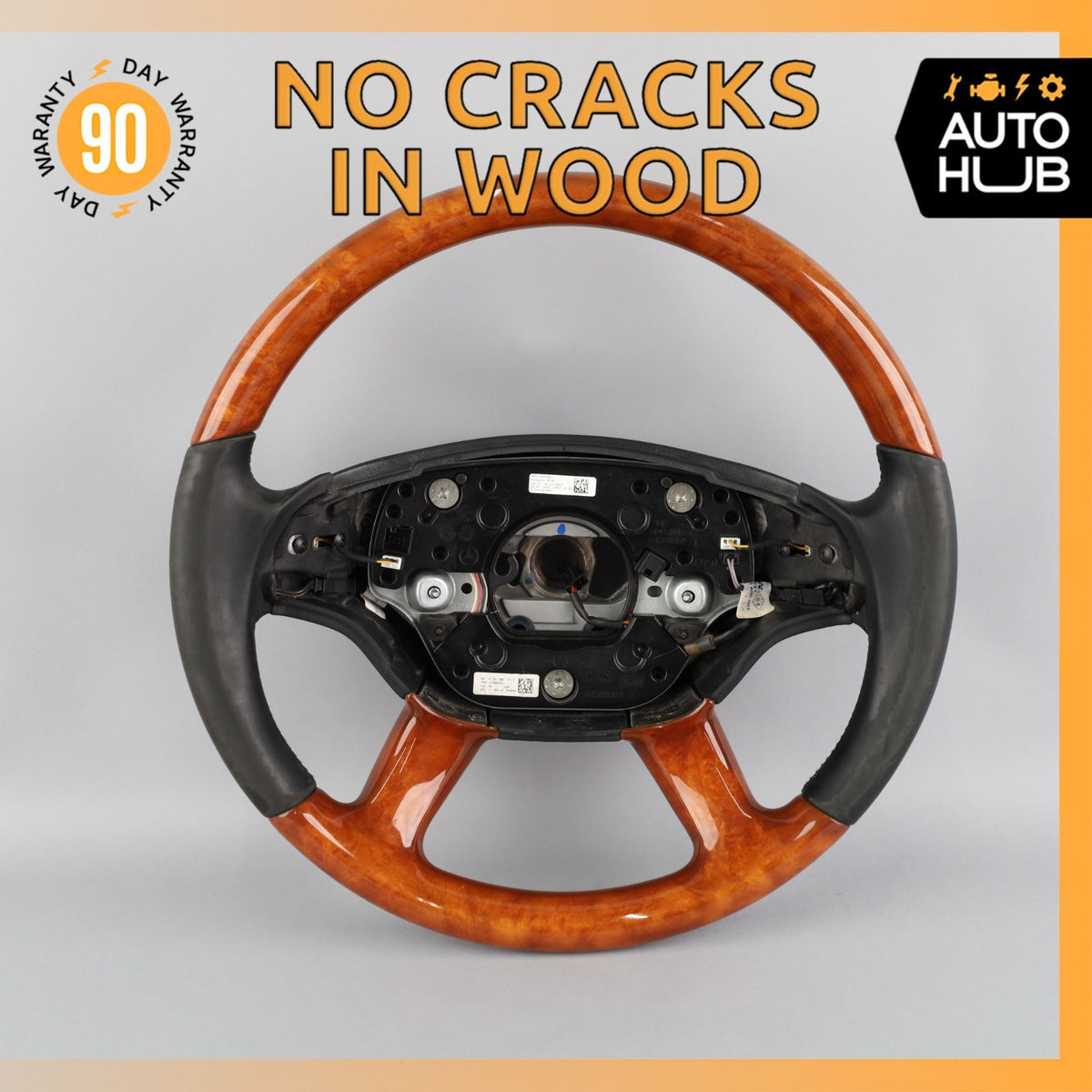 07-10 Mercedes W216 CL63 AMG Driver Steering Wheel Designo w/Paddle Shifters OEM - photo 1