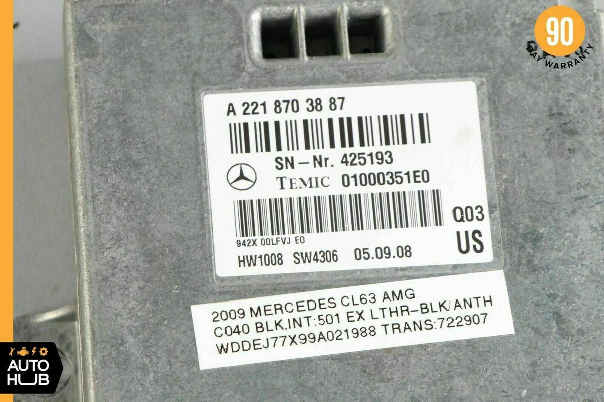 07-14 Mercedes W216 CL63 S550 Voice Language Communication Control Module OEM - photo 6
