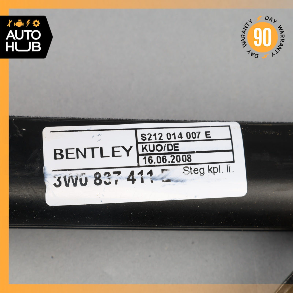 03-10 Bentley Continental GT Coupe Front Left Side Door Vent Window Glass OEM - photo 17