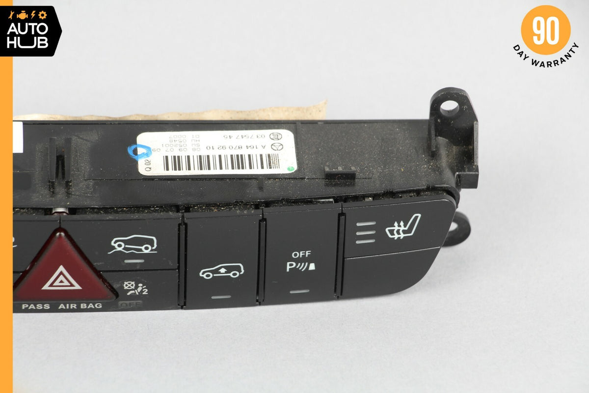 06-12 Mercedes X164 GL450 ML450 Hazard Control Switch Panel 1648709210 OEM - photo 3
