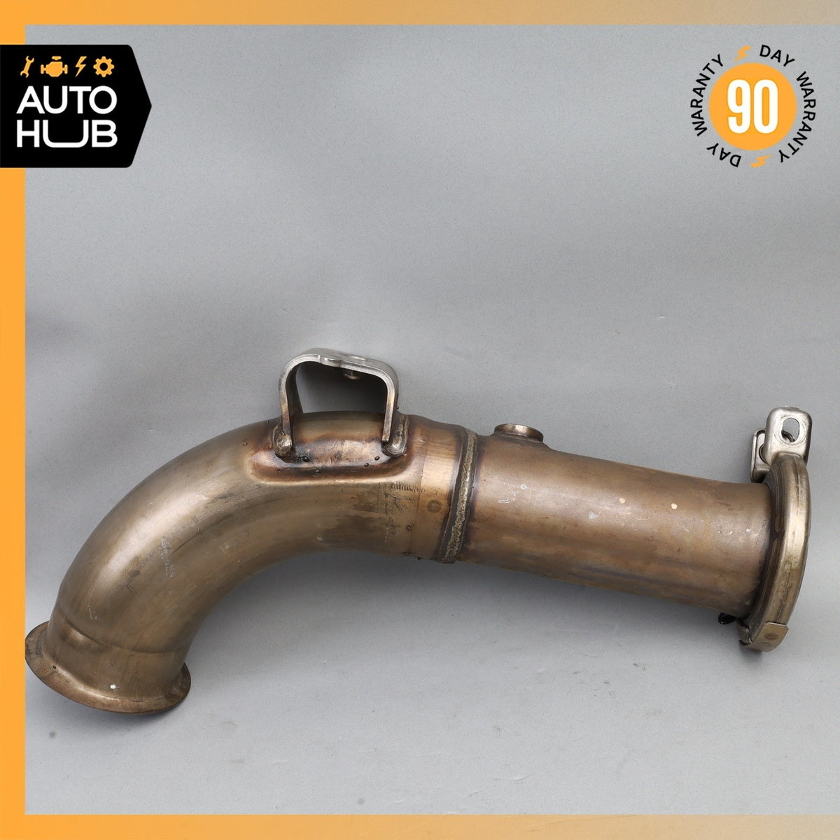 Mercedes X164 GL350 CDI Engine Front Exhaust Downpipe 1644920301 OEM - photo 9